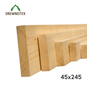 45×245 kantówka strugana świerk skandynawski C24